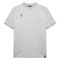 Nisiros Icon stretch korean polo GRY XL Poloskjorte Uten krage - Unisex